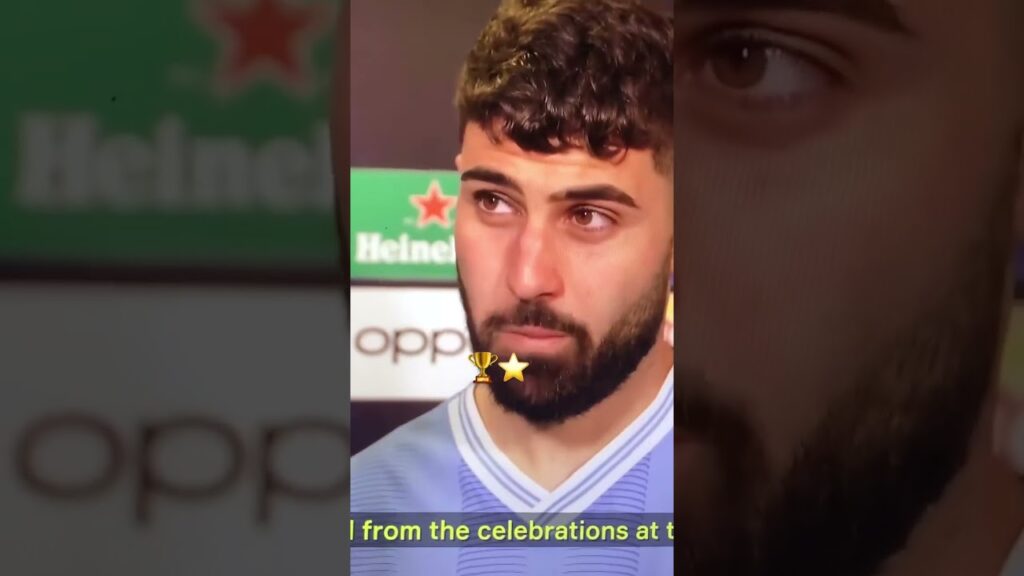 Man City , Josko Gvardiol give interview after win UFEA super cup. #football #mancity