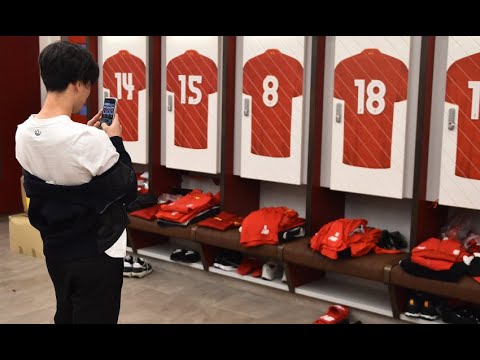 Takumi Minamino's First day at Liverpool FC