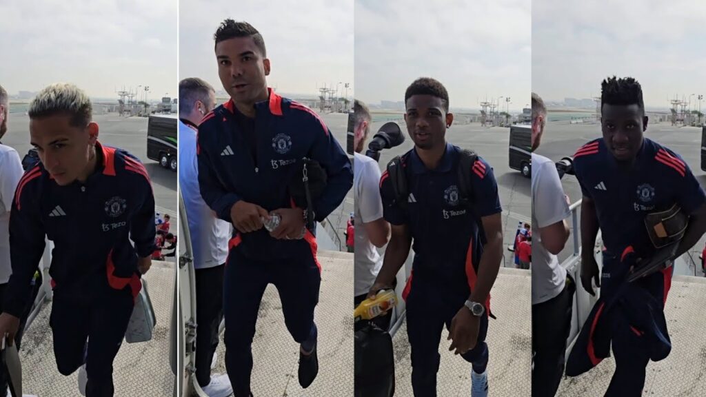 MANCHESTER UNITED PLAYERS TRAVELING TO SAN DIEGO TODAY