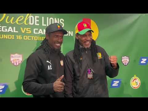 🇸🇳🤝🏿🇨🇲  Quand Rigobert Song et Aliou Cissé se rencontrent ! #RastaCoaches