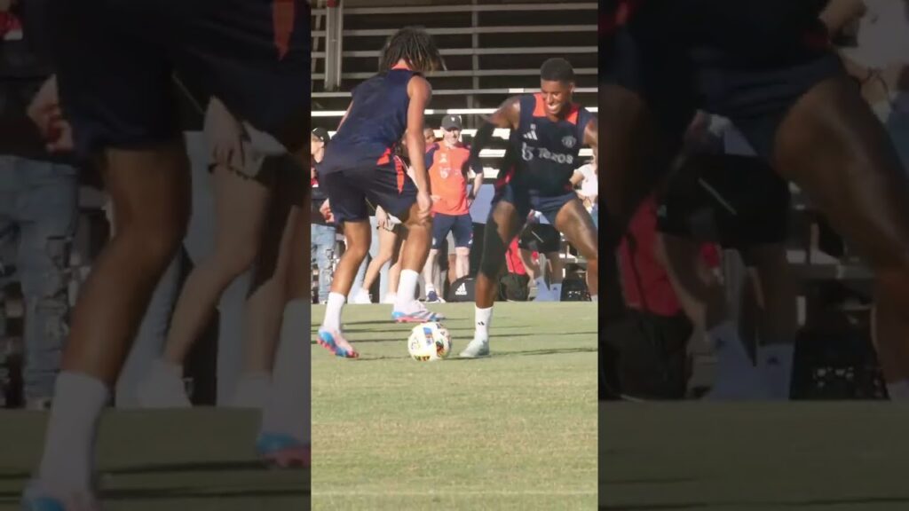 Hannibal Mejbri 🇹🇳 vs Rashford 🏴󠁧󠁢󠁥󠁮󠁧󠁿   #hannibalmejbri #rashford #manchesterunited 😄😂