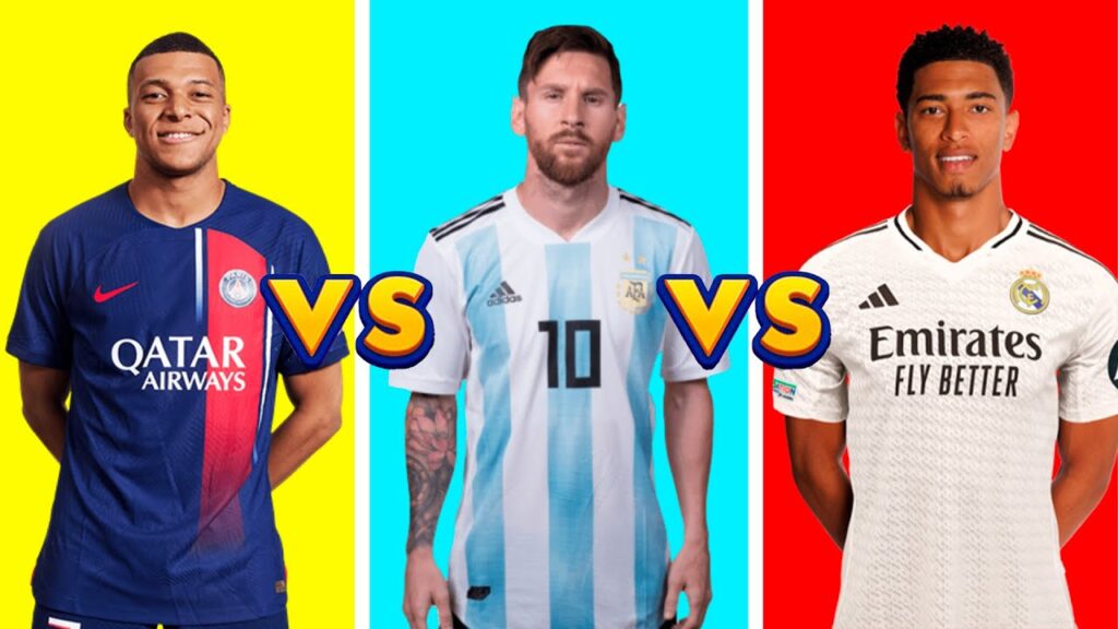 Comparison: Kylian Mbappe Vs Lionel Messi Vs Jude Bellingham