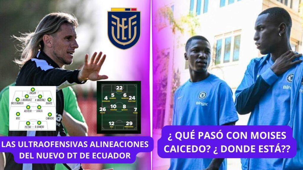 URGENTE!! MOISES CAICEDO SEPARADO DEL CHELSEA EN ESTA PRETEMPORADA | ALINEACIONES DE SEBASTIAN BECCA