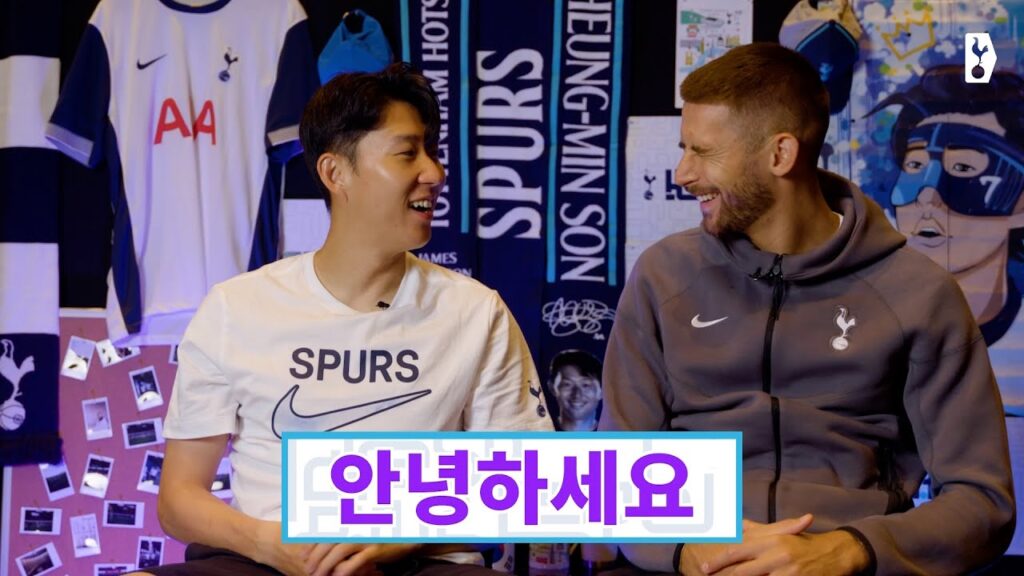 HEUNG-MIN SON TEACHES VICARIO HOW TO SPEAK KOREAN 🇰🇷