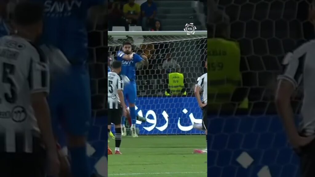 Roman Saiss with a thunderbolt of a freekick for Al Shabab 🇲🇦 🚀 #yallarsl