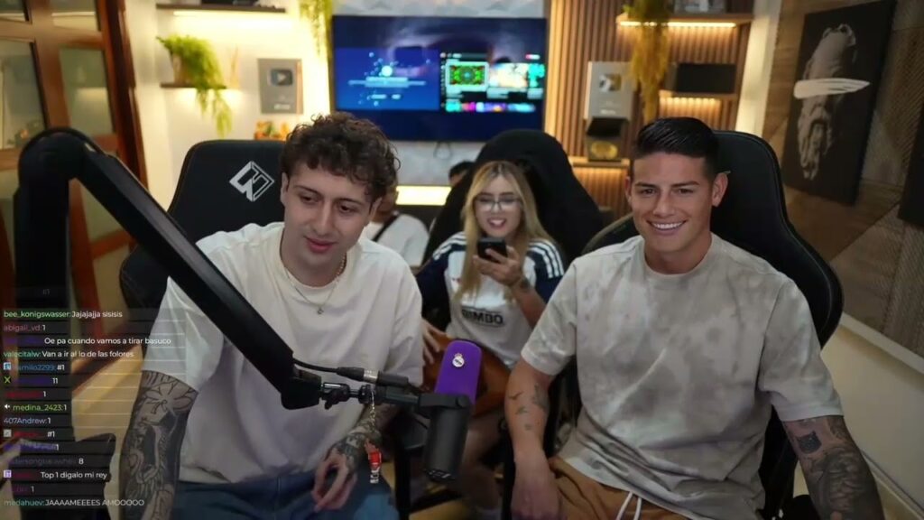 "Falcao y yo estamos en el Top 2 de los mejores de la historia": James Rodríguez