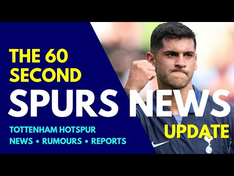 THE 60 SECOND SPURS NEWS UPDATE: Cristian Romero "Hopefully We Can Win the Title at Tottenham!"