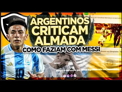 🚨TORCEDORES ARGENTINOS DETONAM THIAGO ALMADA (?) E JORNAL BRASILEIRO APROVEITRA PRA DESPREZAR FOGÃO