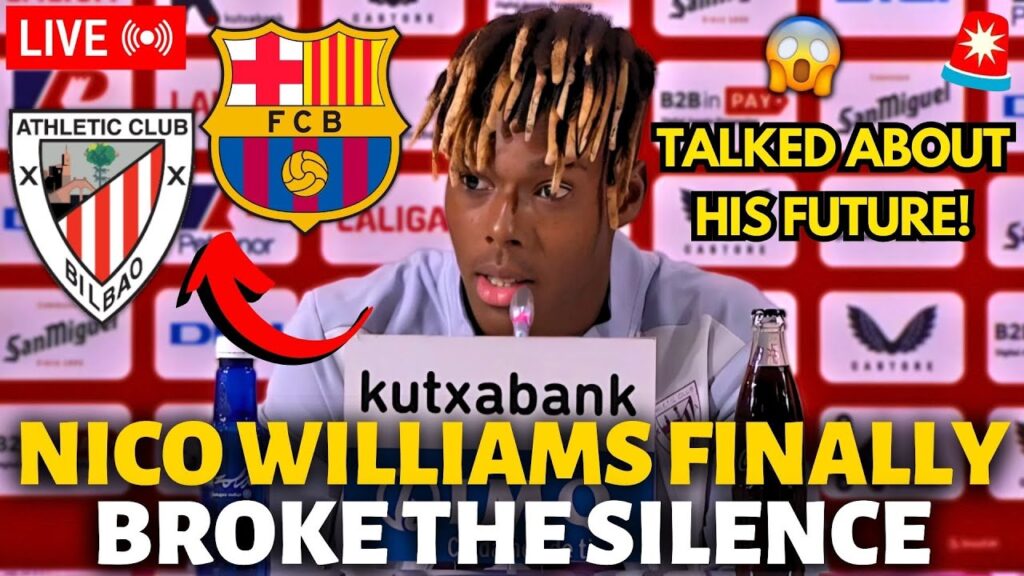 🚨URGENT! NICO WILLIAMS FINALLY BROKE THE SILENCE AND TALKED ABOUT HIS FUTURE! BARCELONA NEWS TODAY!