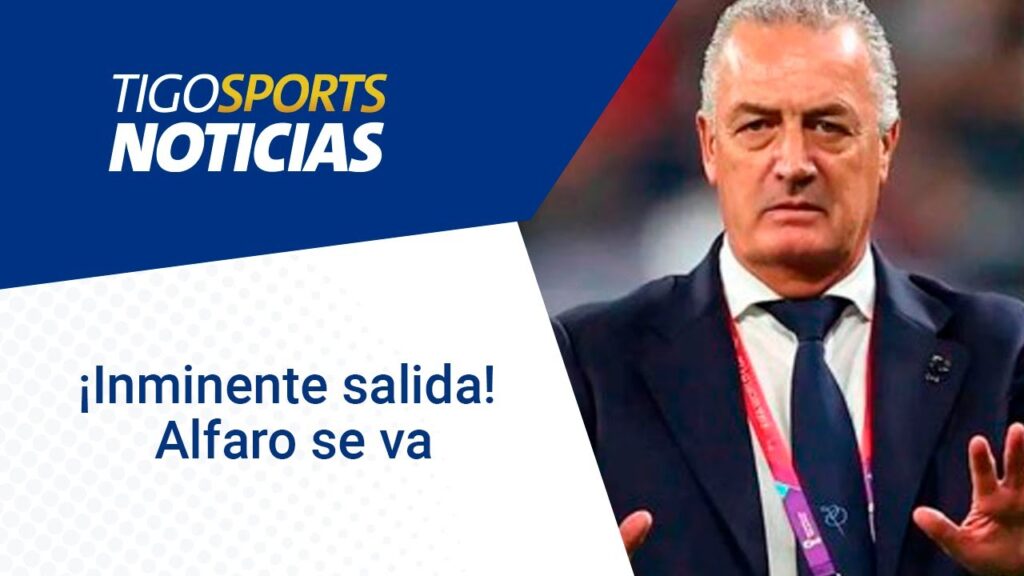 ¡Inminente salida! Alfaro se va