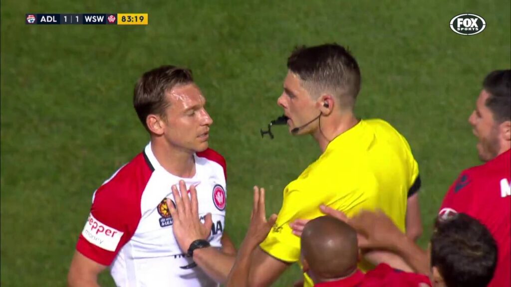 Bad referee decision in the A-League | Red card tackle