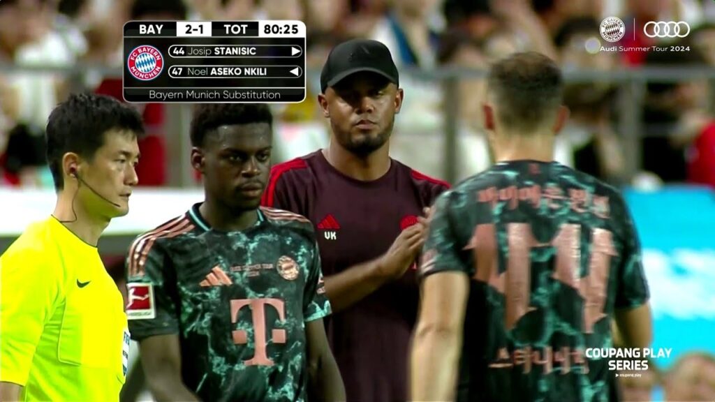 Josip Stanisic Bayern Munich vs Tottenham (2024/08/03)
