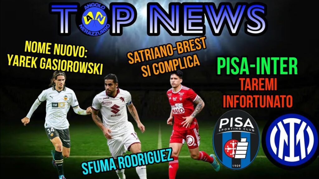 CALCIOMERCATO INTER: chi è YAREK GASIOROWSKI❓️sfuma RODRIGUEZ❗️TAREMI INFORTUNATO❗️