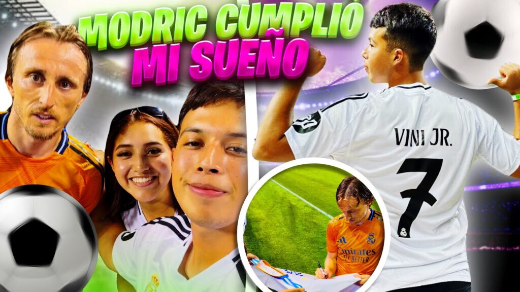 CONOCÍ a LUKA MODRIĆ! - REAL MADRID vs MILÁN