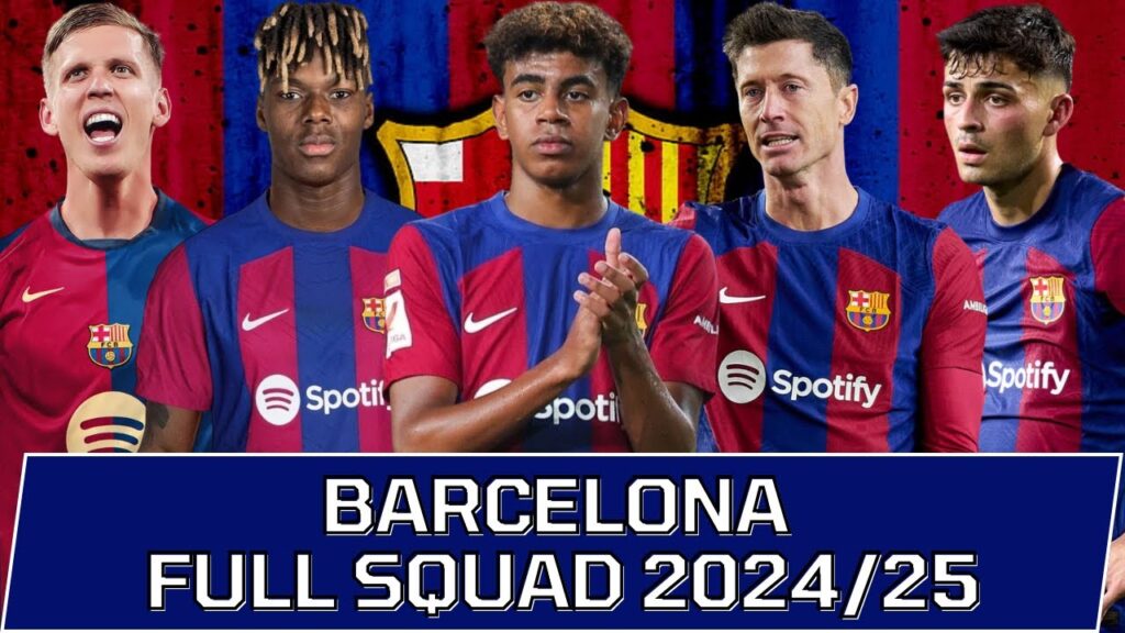 BARCELONA FULL SQUAD SEASON 2024/25 | Barcelona Squad Update with Transfer Rumors