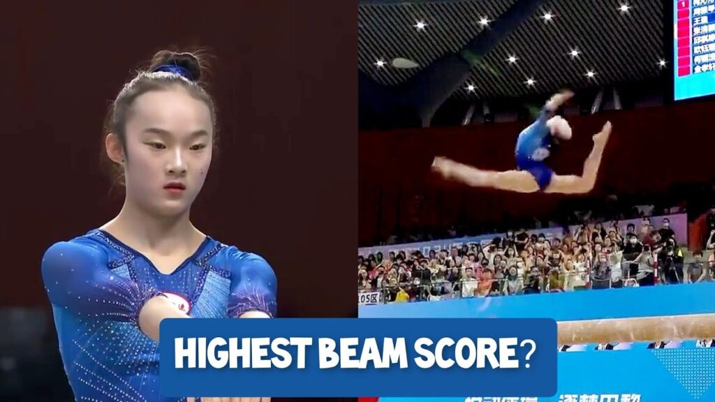 Zhou Yaqin 🇨🇳 - GOLD 🥇HUGE 15,466 Beam Final - Chinese Nationals 2024