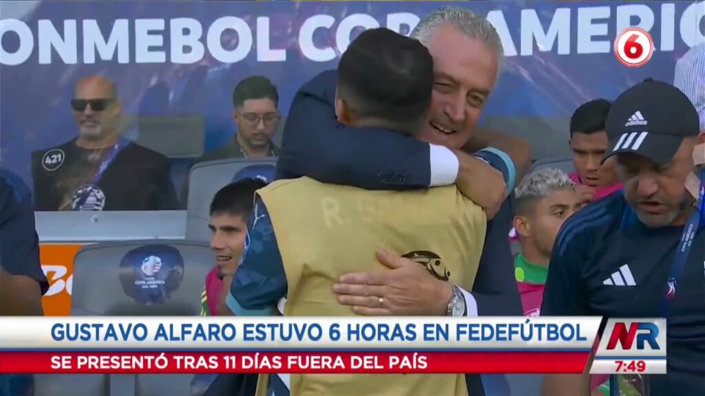 Gustavo Alfaro estuvo durante seis horas en las instalaciones de la Fedefútbol