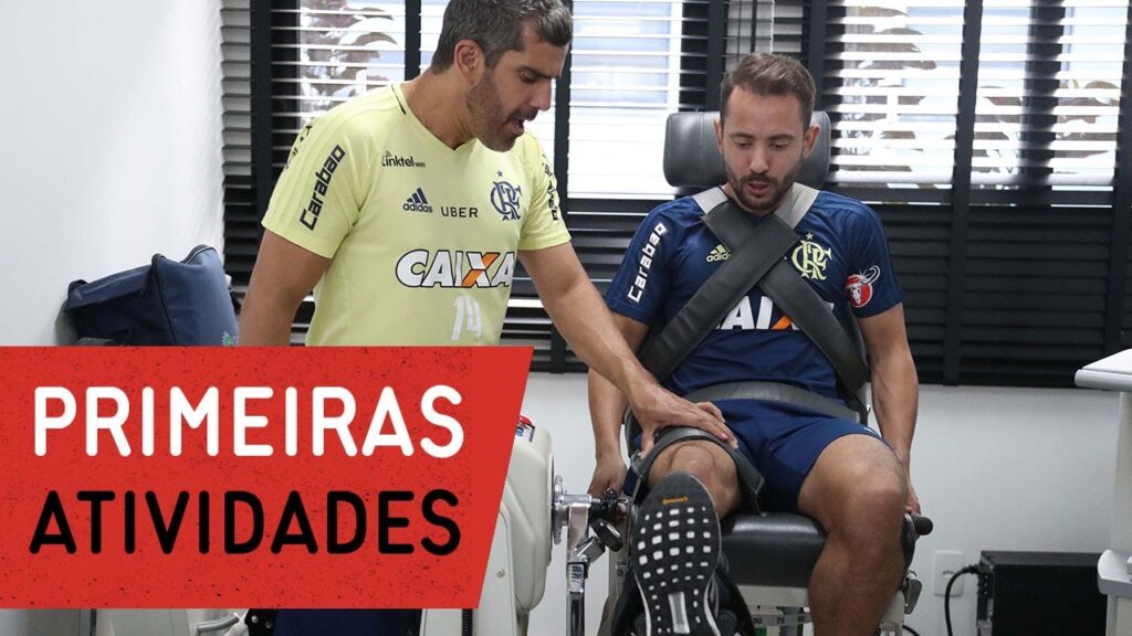 Everton Ribeiro realiza primeiras atividades no CT