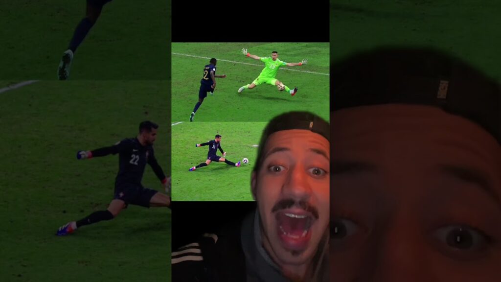 DIOGO COSTA FAZ GRANDES DEFESAS E SALVA PORTUGAL! #futebol #shorts