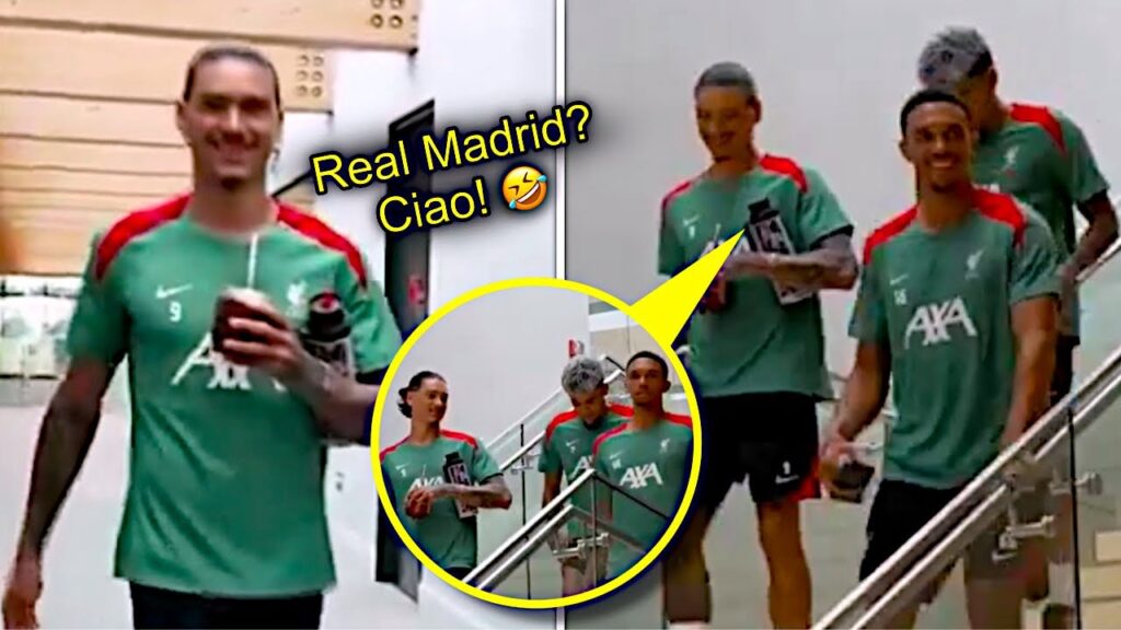 Darwin Nunez TEASED Alexander Arnold on Joining Real Madrid 😳