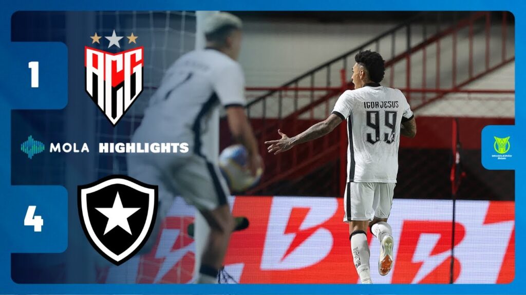 IL FOGAO A VALANGA SULL'ATLETICO! |  ATLETICO GOIANIENSE vs BOTAFOGO 1-4 | BRASILEIRAO | MOLA TV