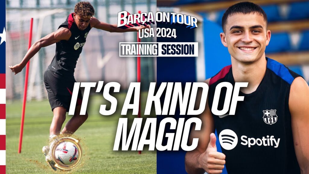 LAMINE displaying his SKILLS & PEDRI recovering | FC Barcelona Training 🔵🔴