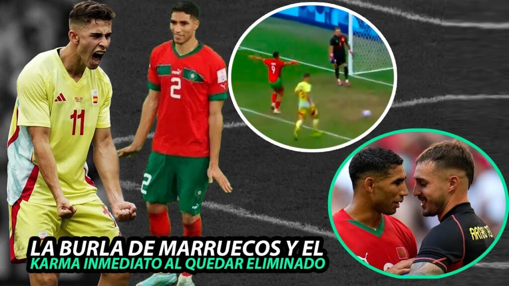 Así FUE la BURLA de MARRUECOS a ESPAÑA y la BRONCA de HAKIMI con TENAS, KARMA INSTANTANEO