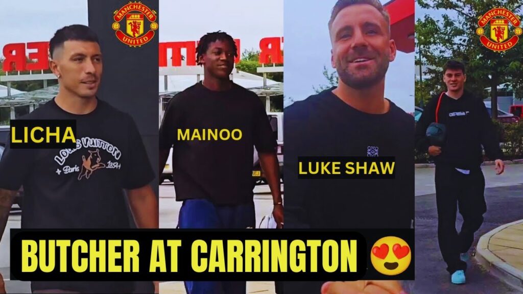 ⛔Look who's back 😍 Lisandro Martinez finally back at Carrington..!  Man United News