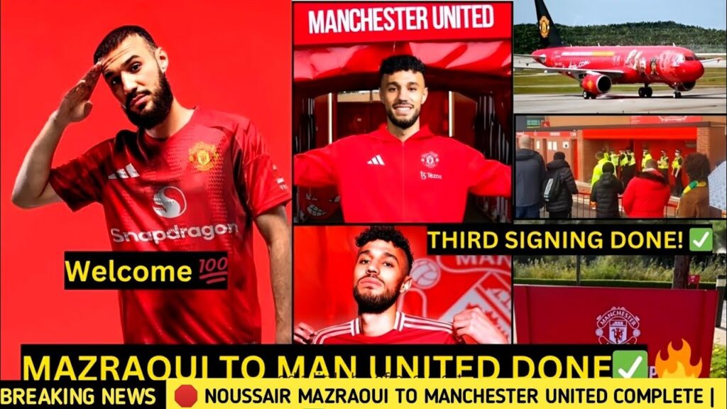 🚨SHOCKING TRANSFER ALERT 🔴 NOUSSAIR MAZRAOUI TO MANCHESTER UNITED COMPLETE 📝 HERE WE GO!