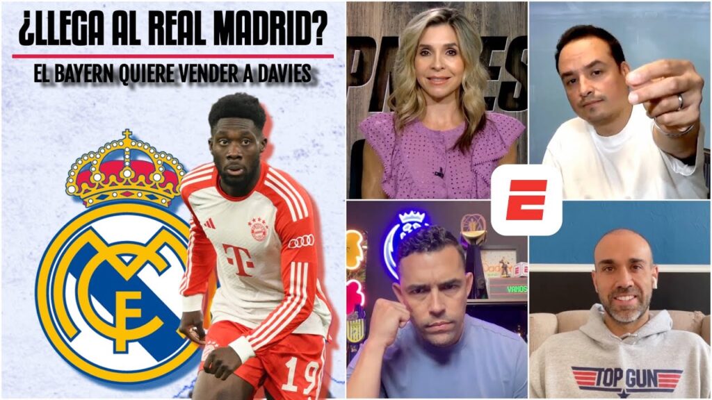 ¿ALPHONSO DAVIES al REAL MADRID?  El Bayern Munich le estaría buscando nueva casa | Exclusivos