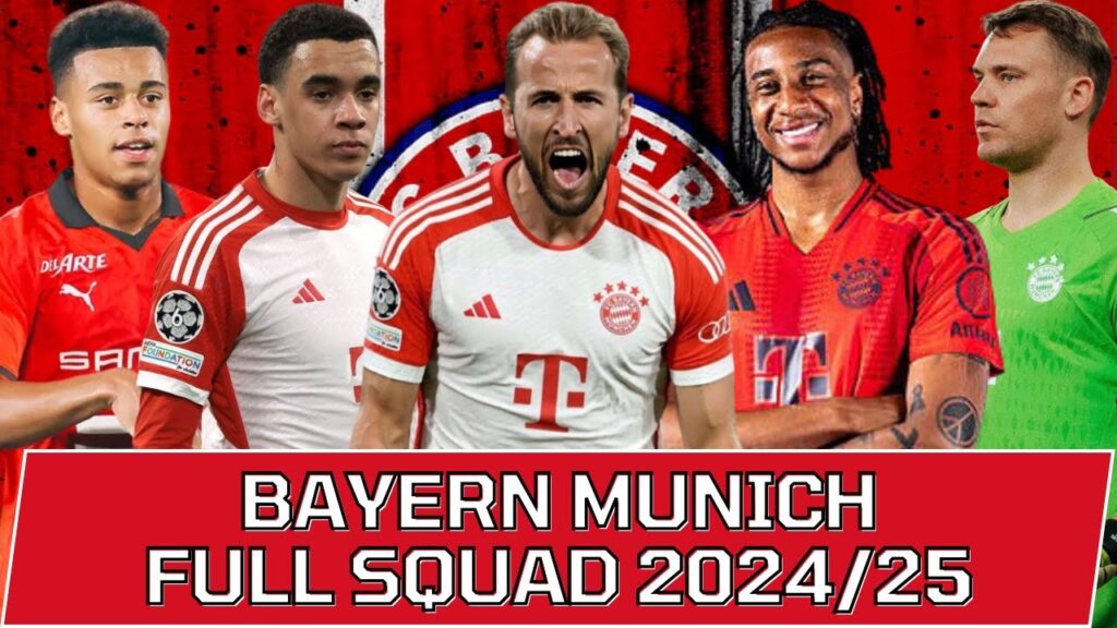 BAYERN MUNICH FULL SQUAD SEASON 2024/25 | Bayern Munich Squad Update with Transfer Rumors