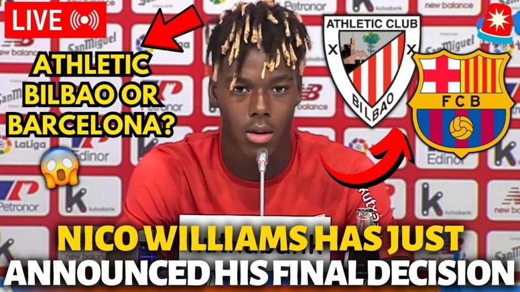 🚨OFFICIAL✅ NICO WILLIAMS HAS JUST ANNOUNCED HIS FINAL DECISION! SURPRISED EVERYONE! BARCELONA NEWS!