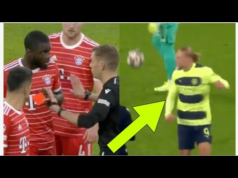 Erling Haaland celebrates Dayot Upamecano red card like a goal | Erling Haaland celebrates Dayot Upamecano red card like a goal |