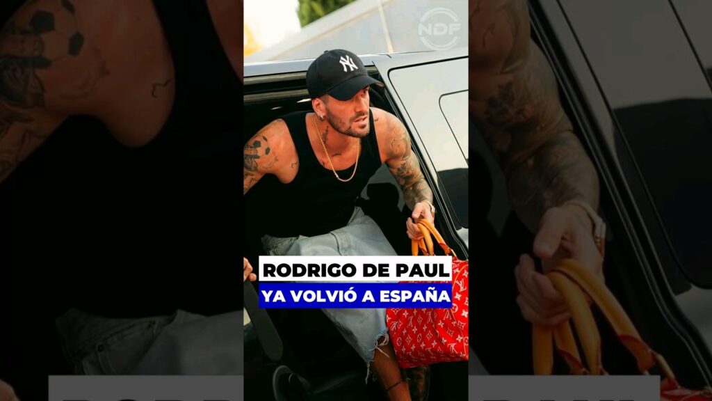 Así volvió a España Rodrigo De Paul y espera a su nuevo compañero Julian Alvarez 😱 Así volvió a España Rodrigo De Paul y espera a su nuevo compañero Julian Alvarez 😱