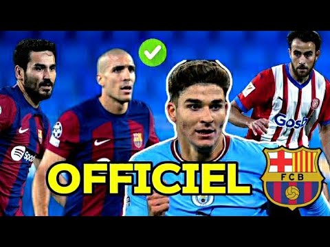 🔵🔴 Ilkay Gundogan Une décision majeure 🔥 Oriol Romeu la fin....Julian Alvarez OFFICIEL à  Atletico.