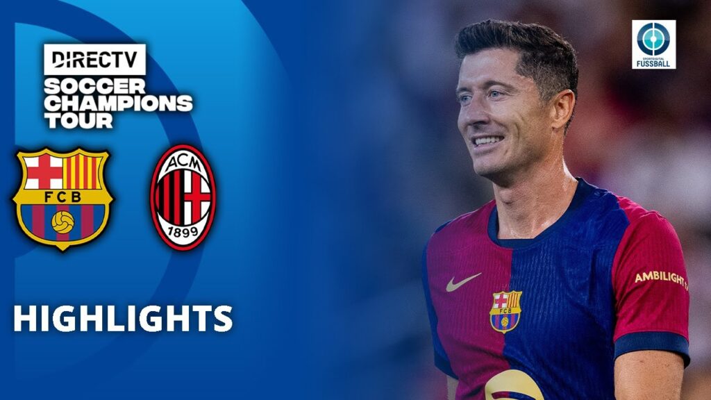 Doppelpack Lewandowski, Pulisic zaubert! Entscheidung im Elfmeterschießen | FC Barcelona – AC Milan Doppelpack Lewandowski, Pulisic zaubert! Entscheidung im Elfmeterschießen | FC Barcelona - AC Milan