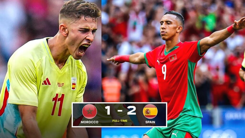 Rahimi Penalty Goal in Morocco Vs Spain