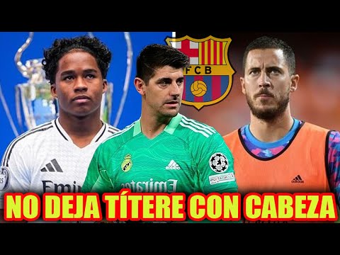 Courtois NO SE CORTA y tiene para Endrick, Hazard y...el Barça