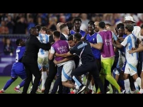 Esto causó revuelo en el partido olímpico Francia vs Argentina