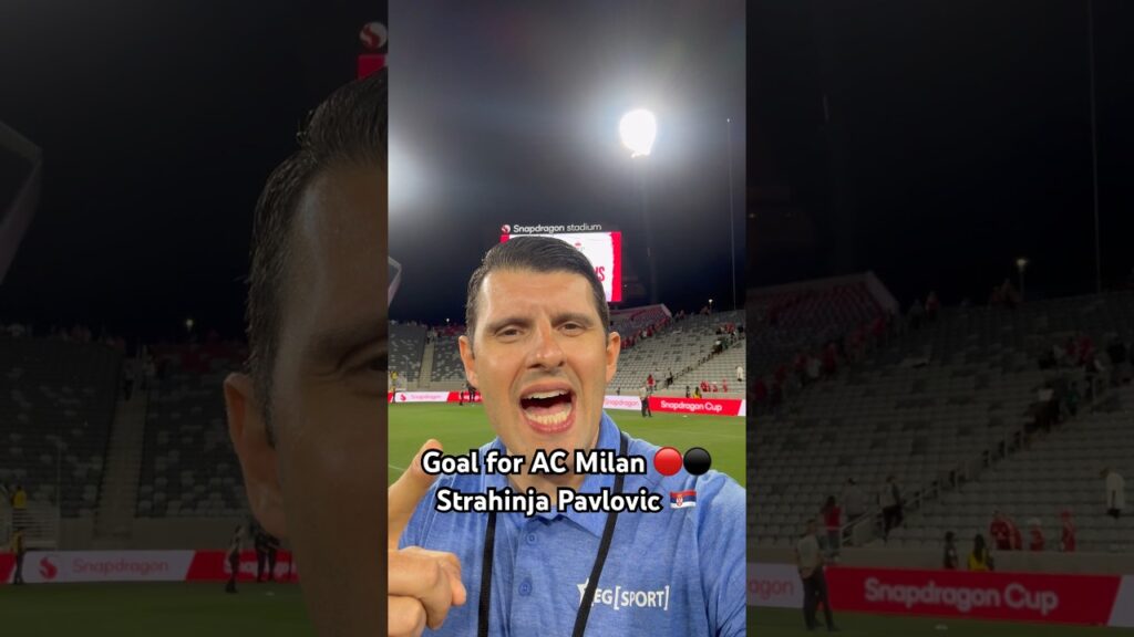Goal for AC Milan🔴⚫️Strahinja Pavlovic 🇷🇸 #transfer #acmilan #milan #serbian #serbia #acmilannews
