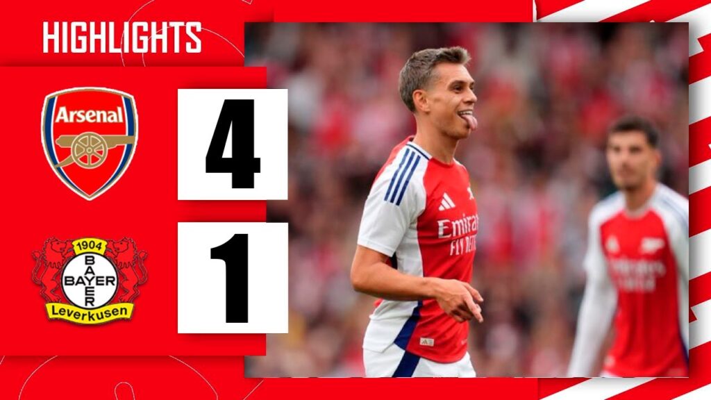 Leandro Trossard Goal | Arsenal vs Leverkusen 4-1 Highlights | International Club Friendly 2024