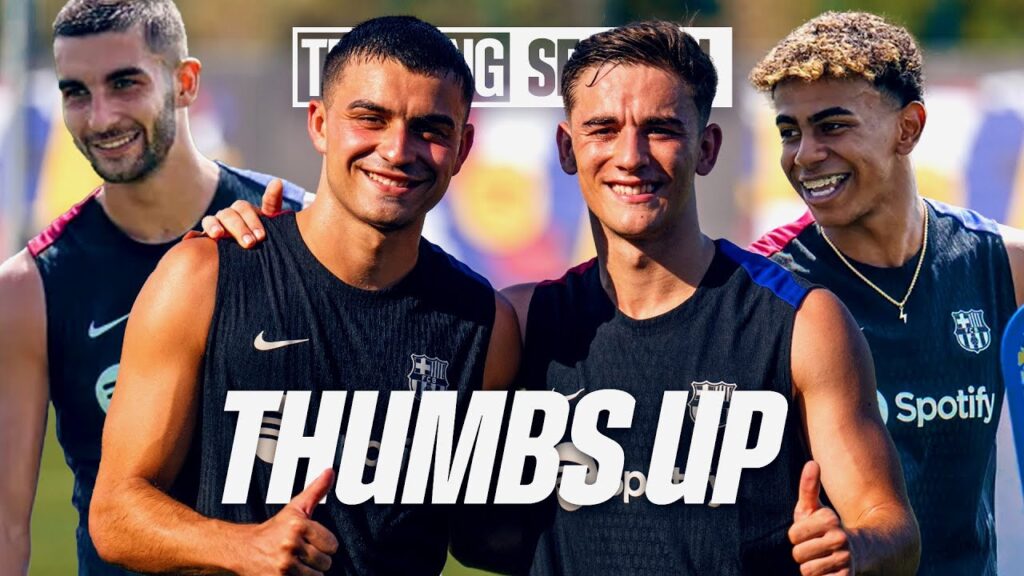 GAVI, PEDRI, LAMINE YAMAL & FERRAN getting up to SPEED | FC Barcelona Training 🔵🔴