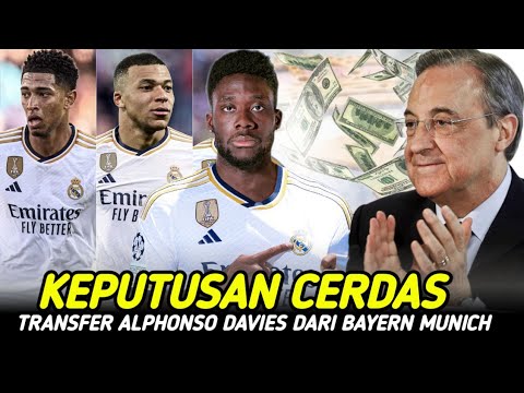 Resmikan‼️Transfer Gratis Alphonso Davies Ke Real Madrid✅️Tndemkan Mbappe & Bellingham🔥Berita Madrid