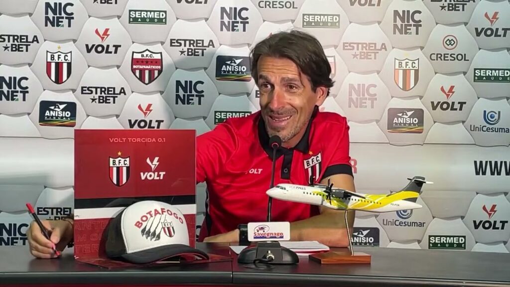 Coletiva Paulo Gomes - Botafogo 2x0 Coritiba - Brasileiro Série B - 03/08/2024