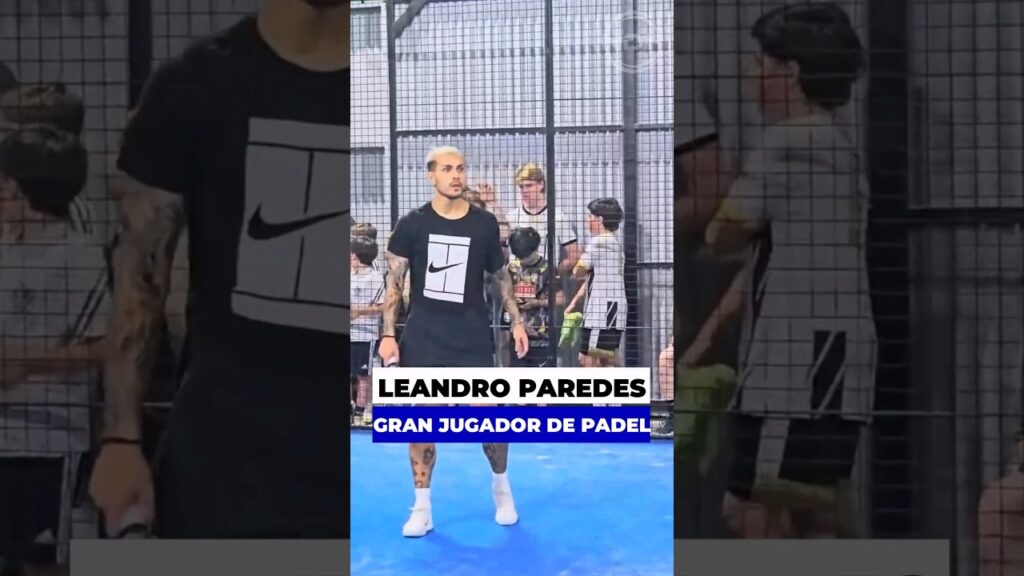 Leandro Paredes es un gran jugador de Padel 😱 Vean como juega el campeón de América