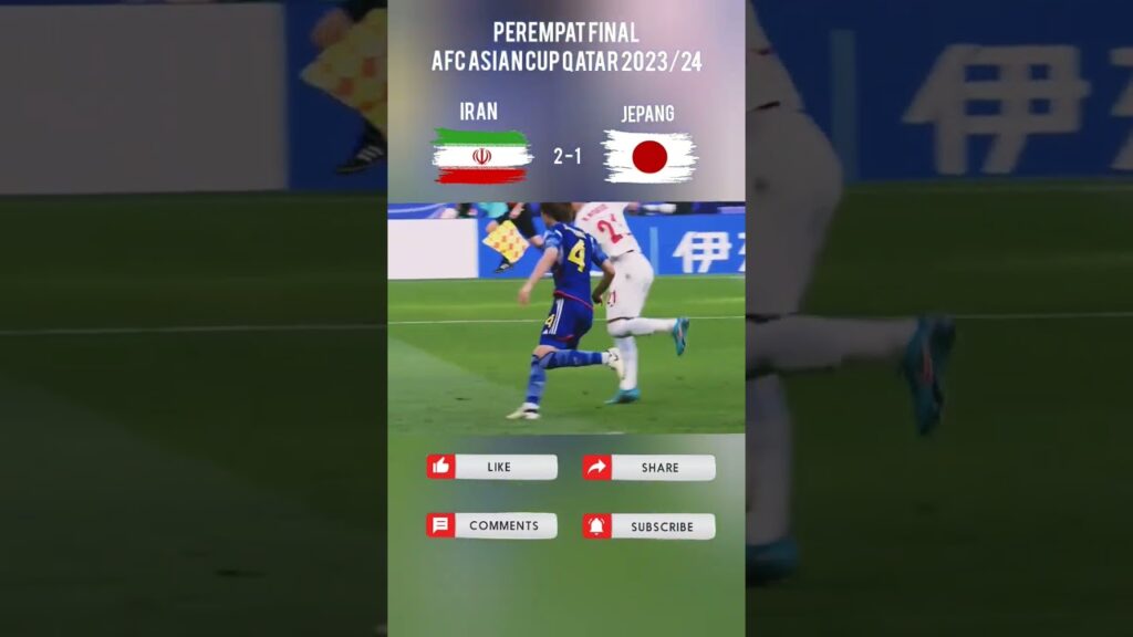 Iran 2-1 Jepang Highlight | AFC Asian Cup Qatar #perempatfinal #afcasiancupqatar #asiancupqatar2023