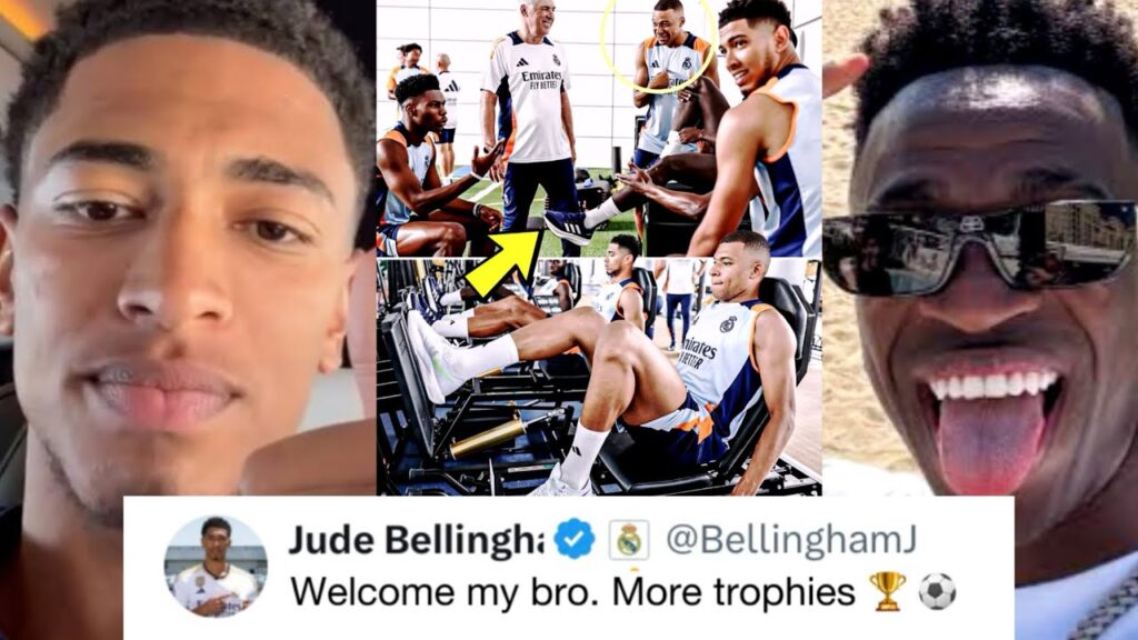 FAMOUS REACTION TO MBAPPE, BELLINGHAM & OTHERS TRAINING TOGETHER AT REAL MADRID