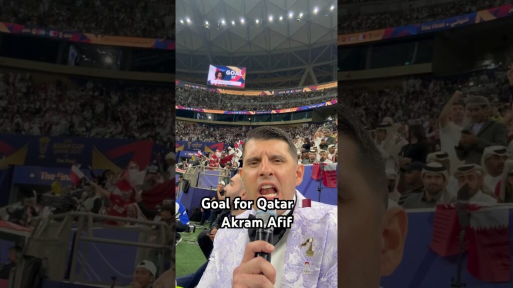 Goal for Qatar 🇶🇦Akram Afif #footballshorts #asiancup2023 #afif #qatar #akramafif #afc #asiancup