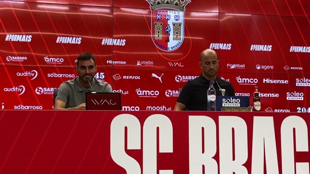 Conferência de imprensa de Ricardo Horta na antevisão ao jogo com o Servette