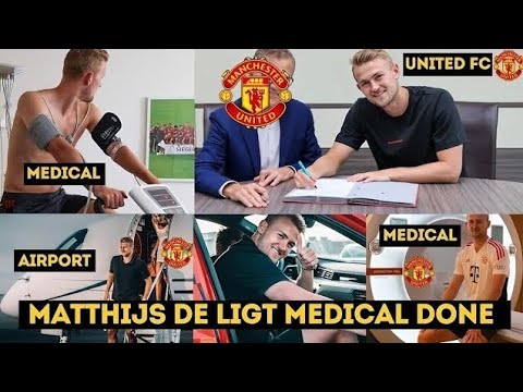 ✅THIRD SIGNING‼️MANCHESTER UNITED STUNS FOOTBALL WORLD WITH MATTHIJS DE LIGT SIGNING! GOOD NEWS 💥